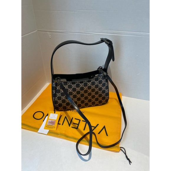 VALENTINO BY MARIO VALENTINO Kai Logo Monogram Shoulder Bag - Picture 7 of 9